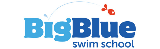 big blue swim school fish